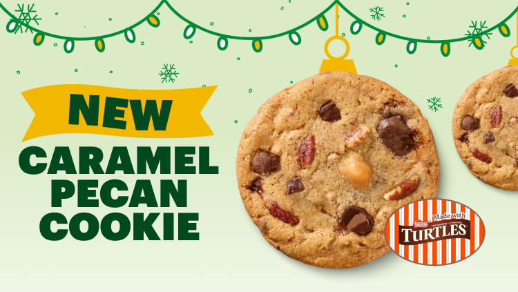 Caramel Pecan Cookie made with TURTLES®