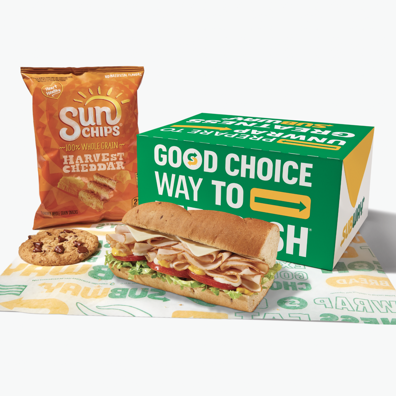 catering package and chips